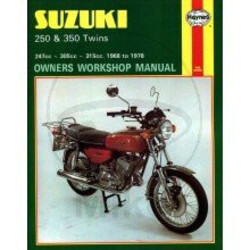 Manuel de réparation SUZUKI 250 & 350 TWINS 1968 - 1978