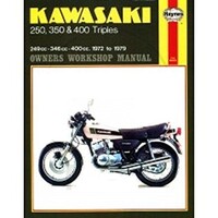Werkplaatshandboek KAWASAKI 250, 350 & 400 TRIPLES 1972 - 1979