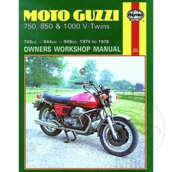 Werkplaatshandboek MOTO GUZZI 750, 850 & 1000 V-TWINS 1974 - 1978