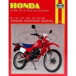 Manuel de réparation HONDA XL/XR 80, 100, 125, 185 & 200 2-VALVE MODEL