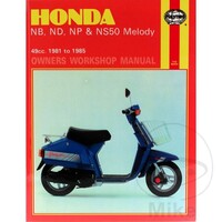 Repair Manual HONDA NB, ND, NP & NS50 MELODY 1981 - 1985