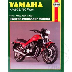 Reparatur Anleitung YAMAHA XJ650 & 750 FOURS 1980 - 1984
