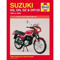 Repair Manual SUZUKI GS & DR125 82-2005