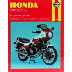 Repair Manual HONDA CBX550 FOUR 1982 - 1986