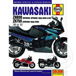 Reparatur Anleitung KAWASAKI ZX600 (GPZ600R, GPX600R, NINJA 600R & R