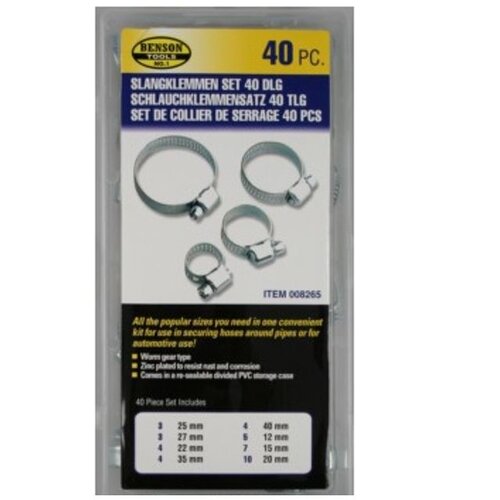 Hose Clamp Set 40 Pieces