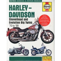 Repair Manual HARLEY DAVIDSON BIG TWINS 1970-99