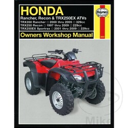 Repair Manual HONDA RANCHER, RECON & TRX250EX ATVS 1997 - 200