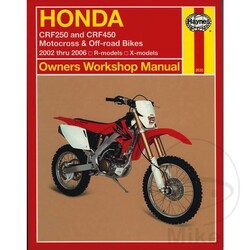 Repair Manual HONDA CRF250 & CRF450 02-06
