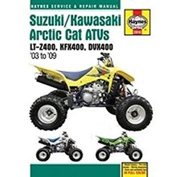 Repair Manual SUZUKI/KAWASAKI ARCTIC CAT ATVS 2003 - 2009