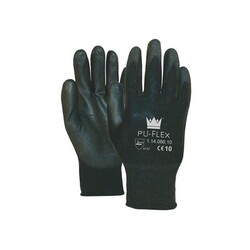 Gants de travail en nylon PU FLEX - Noir - Taille 10 (XL)