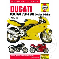 Werkplaatshandboek DUCATI 600 750 & 900 (91-05)