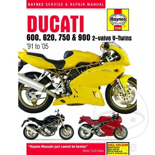 Haynes Reparatur Anleitung DUCATI 600 750 & 900 (91-05)