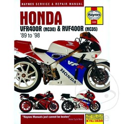 Werkplaatshandboek HONDA VFR400 (NC30) & RVF400 (NC35) V-FOURS 1989