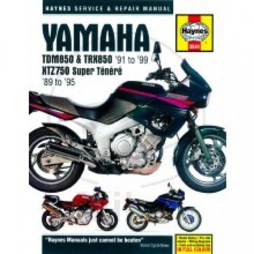 Haynes Repair Manual (SB) YAMAHA TDM850 TRX850 & XTZ7