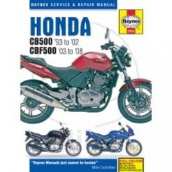 Repair Manual HONDA CB500 93-08