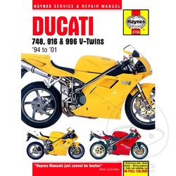 Werkplaatshandboek DUCATI 748 916 & 996 V-TWINS