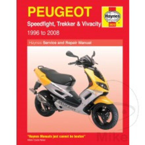 Manuel de réparation PEUGEOT SPEEDFIGHT, TREKKER & VIVACITY SCOOTERS 1