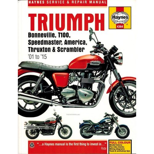 Haynes Repair Manual TRIUMPH BONNEVILLE