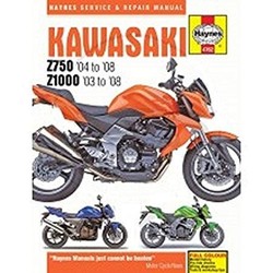 Werkplaatshandboek KAWASAKI Z750 & Z1000 2003 - 2008