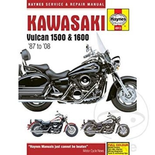 Haynes Repair Manual KAWASAKI VULCAN 1500/1600 (87-08)