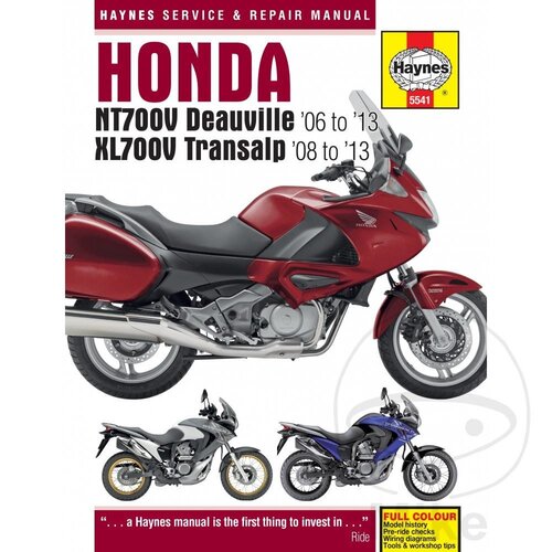 Repair Manual HONDA NT700 D/V & TRANSALP (06-13)