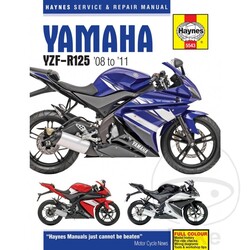 Werkplaatshandboek YAMAHA YZF-R125 2008 - 2011