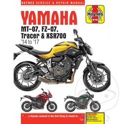 Repair Manual YAMAHA MT-07/FZ-07/Tracer/XSR700