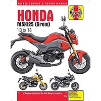 Manuel de réparation HONDA MSX 125 GROM 2013-2018