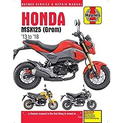 Werkplaatshandboek HONDA MSX 125 GROM 2013-2018