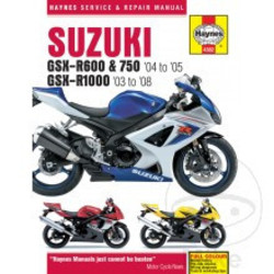 Reparatur Anleitung SUZUKI GSX-R6/750(04-05)R1000 03-08