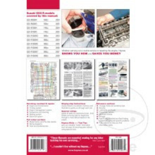 Haynes Reparatur Anleitung SUZUKI GSX-R6/750(04-05)R1000 03-08