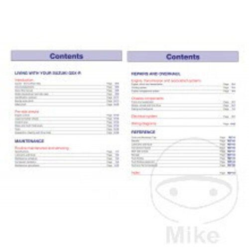 Haynes Repair Manual SUZUKI GSX-R6/750(04-05)R1000 03-08