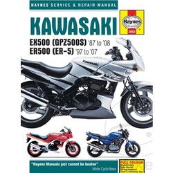 Repair Manual KAWASAKI EX500 GPZ500S 87-08 ER500 Er-5 97-07