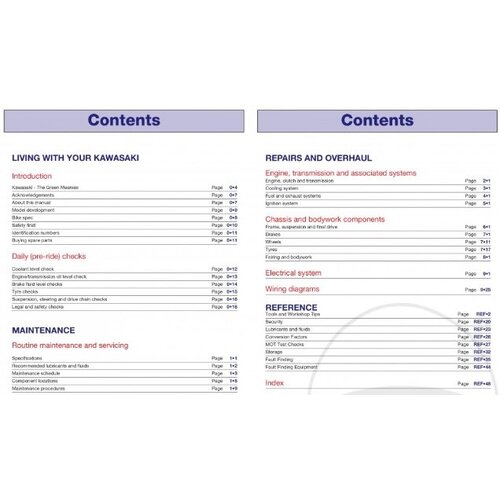 Haynes Reparatur Anleitung KAWASAKI EX500 GPZ500S 87-08 ER500 Er-5 97-07