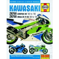 Repair Manual KAWASAKI ZXR750 UK 89-96 ZX750 ZX-7 89-95