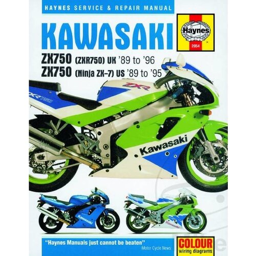 Haynes Werkplaatshandboek KAWASAKI ZXR750 UK 89-96 ZX750 ZX-7 89-95