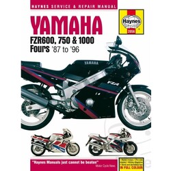 Manuel de réparation YAMAHA FZR600, 750, 1000 Fours 87-96