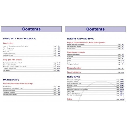Haynes Reparatur Anleitung YAMAHA XJ600S Diversion Seca 92-03 XJ600N 95-03