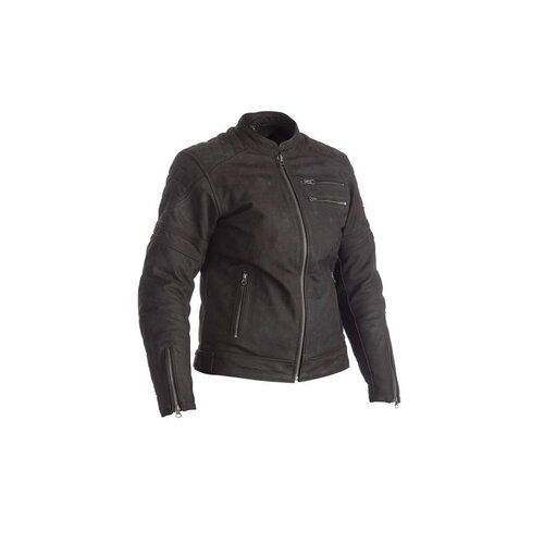 RST Schwarze Ripley CE Lederjacke Damen