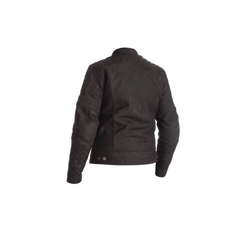 RST Veste en cuir noir Ripley CE Femme