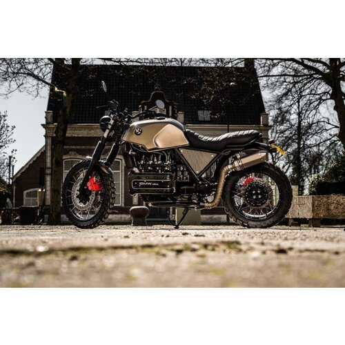 BMW K100RS Scrambler met spaakwielen