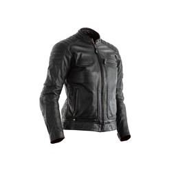 Black Roadster II CE Leather Motorcycle Jacket Ladies