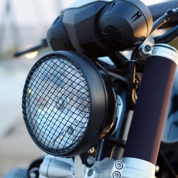 BMW R NineT Headlight Protection Grid Black (discontinued)