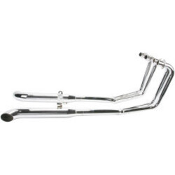 Kawasaki KZ 650/750 4-in-2 exhaust system Turn Out Chrome