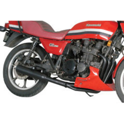 Kawasaki KZ650 / 750 4-in-1-Auspuff Schwarz