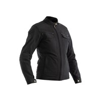 Blouson moto noir mat IOM TT Crosby CE Textile Femme