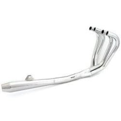 Kawasaki KZ900 / 1000/1100 4-in-1 uitlaat megafoon zwart / chroom