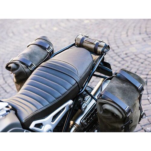 UNIT Garage TWO WAXED SUEDE SIDE PANNIERS + DOUBLE SUBFRAME R NINET