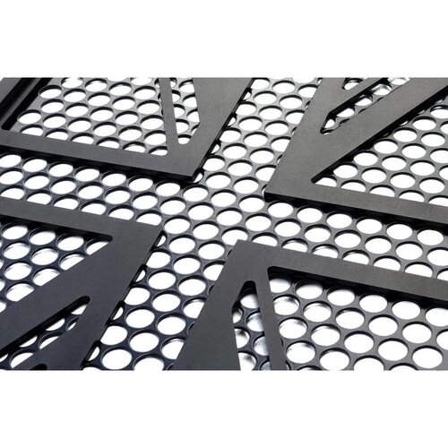 Motone Billet Radiator Guard Kit - Union Jack